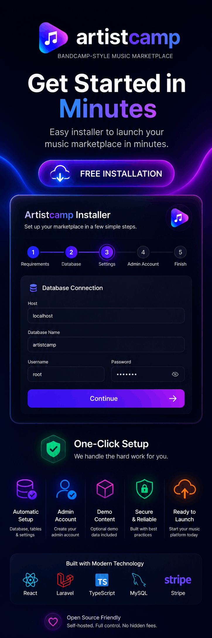 Artistcamp - Bandcamp-Style SaaS Music Marketplace - 3